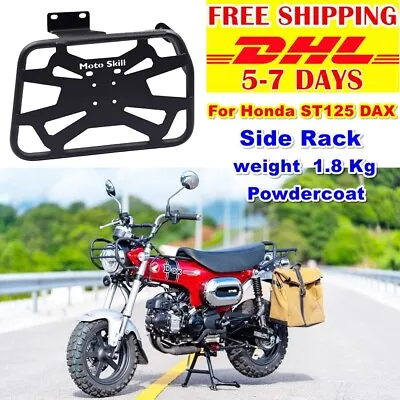 S14 Side Rack For Honda ST125 Dax 125 Trail Guard CARRY Luggage Carrier Cargo • $200.38