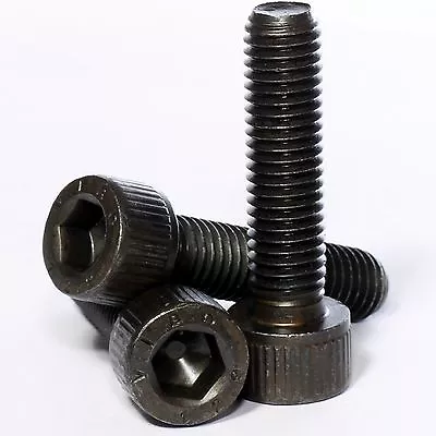 £6.09 • Buy M4 M5 M6 M8 Black Self Colour 12.9 High Tensile Allen Bolt Socket Cap Screws