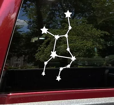 Virgo Constellation Vinyl Decal - Stars Astrology Zodiac Sign Virgin Sticker • $4.99