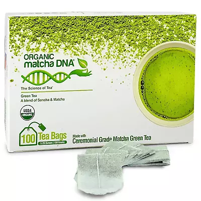 Matcha Teabags Matchadna Certified Organic Matcha Green Tea By MATCHA DNA - 100 • $28.26