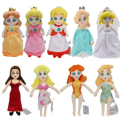 Super Mario Bros Plush Toys Princess Peach Daisy Soft Stuffed Doll Birthday Gift • $10.99