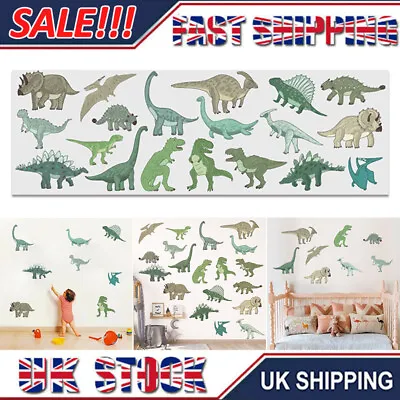 £7.29 • Buy Dinosaur Wall Decal/Stickers/Vinyl Baby Nursery/Kids Bedroom/Kids/Playroom Decor