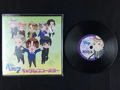 Hetalia The World Twinkle Chara-Reco Coaster Official A3 Russia New • $3.64