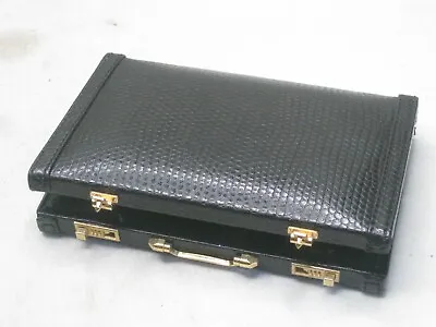 L' Attache' Hand Crafted Miniature Briefcase Executive Business Card Holder • $34