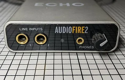 Echo AudioFire2 Audio Interface - Analog TRS FireWire MIDI - Mac OSX • $84