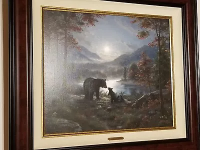 Beautiful Mark Keathley Painting!  Title:  Bedtime Kisses    S/N Canvas • $995