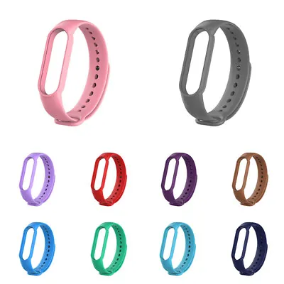 For Xiaomi Mi Band 3 Or 4 Fitness Sport Wristband Watch Strap Silicon Waterproof • $2.51
