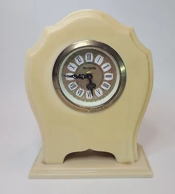 Celluloid Clock 1930's Mercedes Face  Pyralin DuBarry Germany Display Only/Parts • $29.95