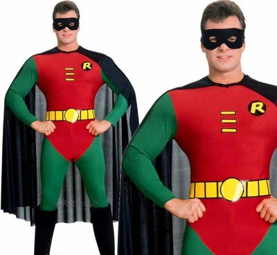 £39.49 • Buy Robin Classic Adult Licensed Official Superhero Mens Batman Fancy Dress Costume