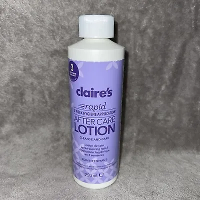 £11.99 • Buy Claire's Rapid 3-Week Ear Piercing Aftercare Lotion Cleanser For New Piercings