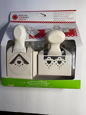 Martha Stewart Vintage Heart Lace Punch Set*Used*Free Shipping • $55