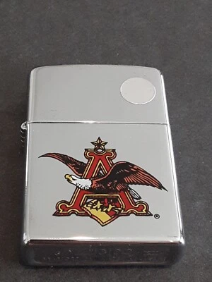 $49.99 • Buy Zippo Lighter Budweiser Anhiser Bush Logo New Unstruck Stunning Condition 