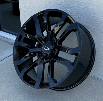 22 gloss black OE replca Snowflake rms fts 2022 Chevy Tahoe 22 gloss black OE replca Snowflake rms fts 2022 Chevy Tahoe