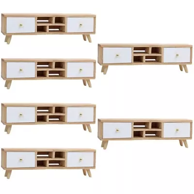  6 Pcs Furniture Miniatures Wooden Tv Stand Decor Kids Chest Of Drawers • £39.38