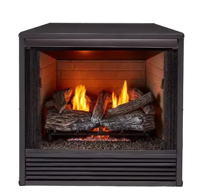 ProCom Universal Ventless Firebox 31.75  Steel Insert Black W/ Draw Screen/Hood • $750.22