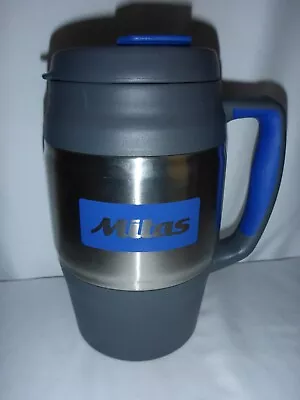 Large 34oz Bubba Silver Thermal Beer Water Coffee Mug Cup Mitas Logo • $10