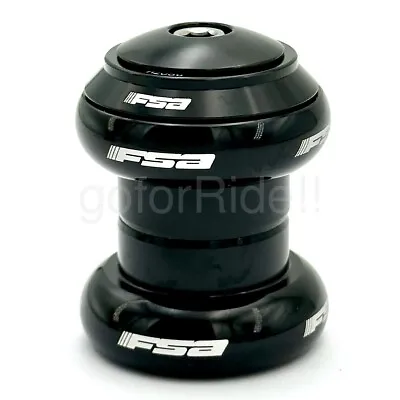 FSA Orbit X 1  Threadless Bicycle Bike Headset 1 Inch W/Top Cap ISO 26.4mm Black • $32.63