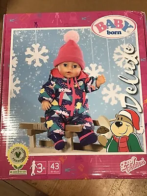 Baby Born Deluxe Dolls Snowsuit With Bobble Hat And Wellies • £15