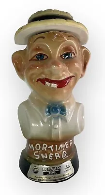 1976 Jim Beam Mortimer Snerd Whiskey Decanter Aged For 100 Months Empty Vintage • $22