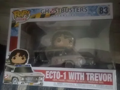 Funko Pop! Rides: Ghostbusters - Ecto-1 With Trevor #83 In Protective Case • £24.47