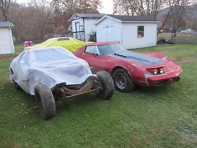 C3 Corvette Project (2) Salvage Parts Cars • $2000