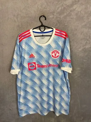 Manchester United Away Football Shirt 2021 - 2022 Adidas GM4621 Mens Size XL • $25.50