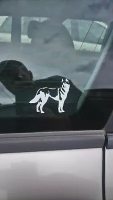 £3.50 • Buy Husky Car Van Caravan Minivan Trailer Sticker 2x 106mm X 92mm Decal