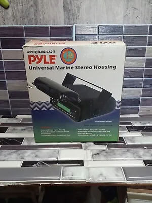 Pyle PLMRCB3 Universal Marine Stereo Housing With Full Chassis Wired Casing • $31