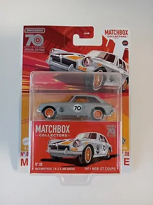 2023 Matchbox Collectors 70 Years Special Edition 1971 Mgb Gt Coupe # 8 • $11.99