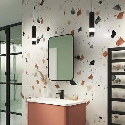 £79.99 • Buy 500x700mm Axel Black Bathroom Mirror