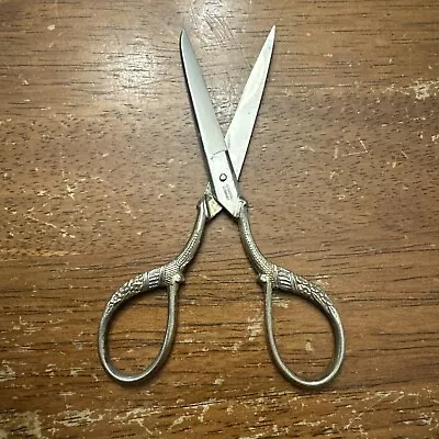 Vintage  4 Inch Ornate Sewing Scissor Made In Germany • $3.99