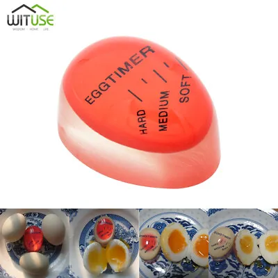Egg Cooking Timer Soft Hard Boiled Eggs Color Changing Reusable Kitchen Gadget • $6.44