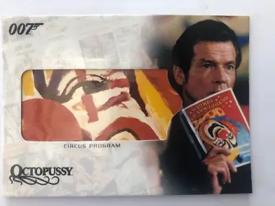 £25 • Buy James Bond The Complete Relic Card RC5 Circus Program From Octopussy