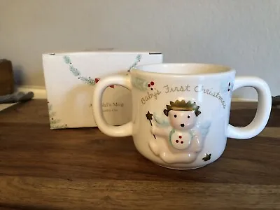 Baby’s First Christmas Ceramic Mug By Kathy Orr For Charpente Of Michel & Co • $12.99