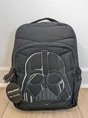 New Vera Bradley Campus Backpack- Star Wars Darth Vader Far Far Away - Black  • $99.99