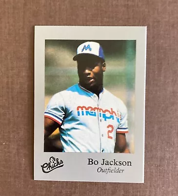 1986 Bo Jackson Minor League Rookie Card #28 RC  Silver Memphis Chicks • $1.61