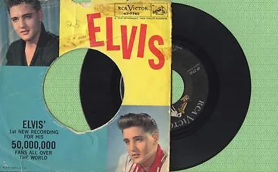 ELVIS PRESLEY / Stuck On You Fame Fortune RCA 47-9341 Press Canada 1960 G • $20