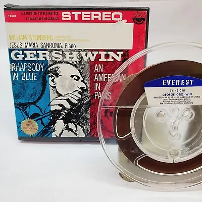 Rare Vtg GEORGE GERSHWIN/AMERICAN IN PARIS Reel Tape 7 1/2 IPS MTD MASTER • $39.95