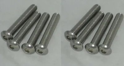 * 8 Weld Racing Stainless Wheel Rim Center Cap Screws 5/16  - 18 Thread 2  Long  • $34.25