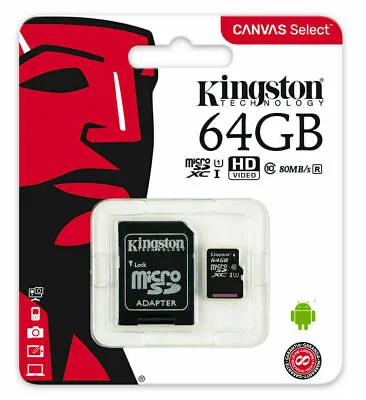 £1.99 • Buy Micro SD Card SDHC SDXC Memory Card TF Class 10 32GB 64GB 128GB 256GB & Adapter