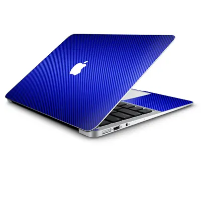 Skin Wrap For Macbook Air 11 Inch  Blue Carbon Fiber Look • $14.98