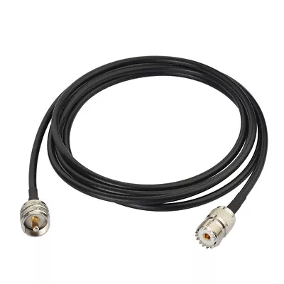 UHF PL259 Antenna Extension Cable For Vehicle CB Radio Ham Radio Two Way Radio • £10.04