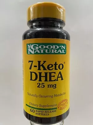 7-Keto DHEA 25 Mg. Naturally Occurring Metabolite 60 Soft-gels Buy 2 Get 1 FREE • $8.99