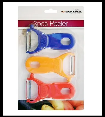 3PC Swivel Food Peeler Set Vegetables Fruit Potato Speed Peeling Kitchen UK Tool • £2.99