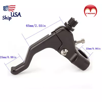 US CNC Universal Short Motorcycle Clutch Lever For Stunting (1 Finger Easy Pull) • $21.74