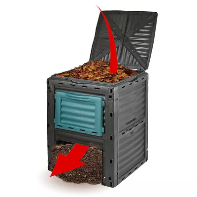 300L Composter Bin - Organic Eco Waste Compost Converter Garden Bin 300 Litre • £38.85