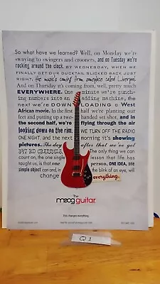 Moog Guitar Print Ad  11 X 8.5 Q-1 • $6