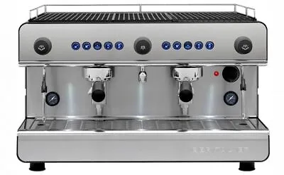 Iberital Ib7 2 Group New Espresso Coffee Machine Commercial Cafe Latte Bar Cart • £2655.65