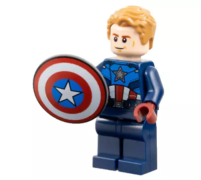 LEGO Super Heroes Avengers Captain America With Shield Minifigure Brand NEW • £10.60