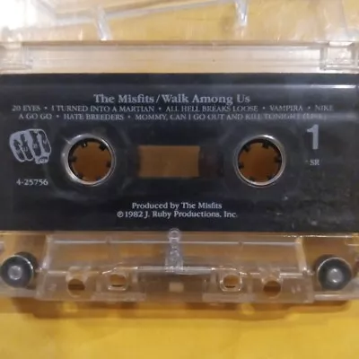 Misfits Walk Among Us ((Cassette Tape Only)...Vintage Rare 1982 Ruby Records • $28